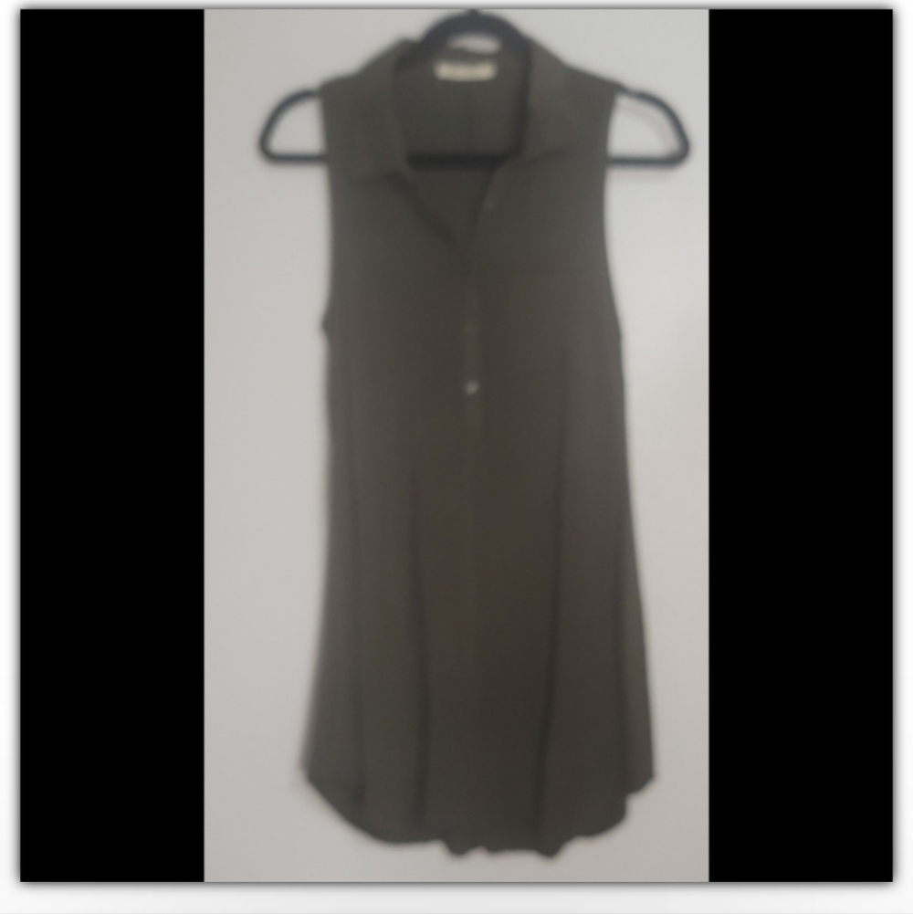 Heart Hips military green dress/runic size medium